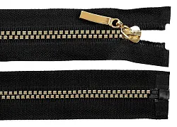 data/Galanterie/stoklasa/Zipy/Zip kostěný, dělitelný, černý, 5mm, 40cm délka, zlatá kostka - Šijemedoma.cz.jpg