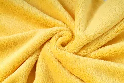 Coral cosy fleece žlutá, látka, metráž 