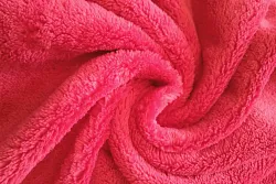 Coral cosy fleece tmavě růžová, látka, metráž