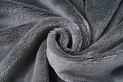 Coral cosy fleece šedá, látka, metráž