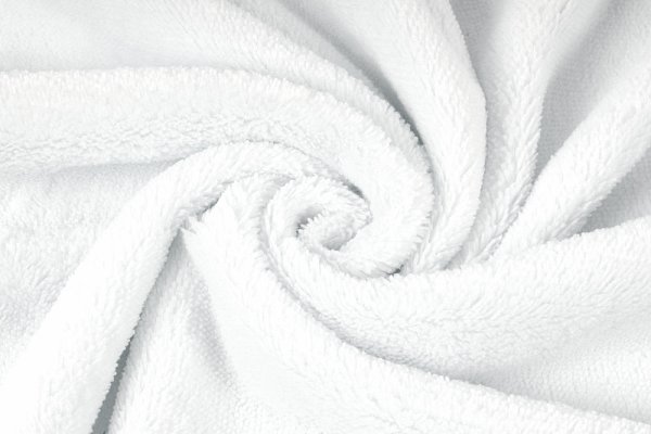 Coral cosy fleece bílá, látka, metráž 