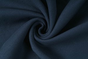 Úplet RIB, náplet, patent, hrubší žebrování, NAVY modrá, látky, metráž