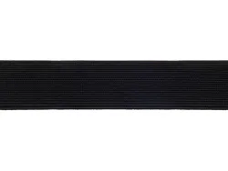 Guma, pruženka prádlová černá 20mm, metráž