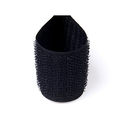 Suchý zip 30mm černý, metráž, smyčky