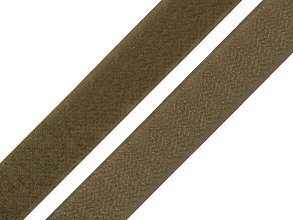 Suchý zip 30mm khaki, metráž, komplet