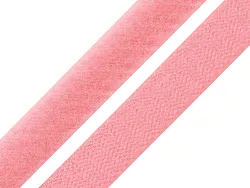 Suchý zip 20 mm růžový, metráž, komplet