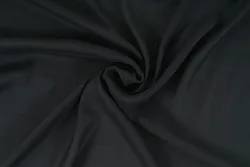 Šífon,chifon, černá barva, látka, metráž šíře 150 cm
