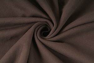 Elastická teplákovina nepočesaná, hnědá, látky, metráž, šíře role 175cm
