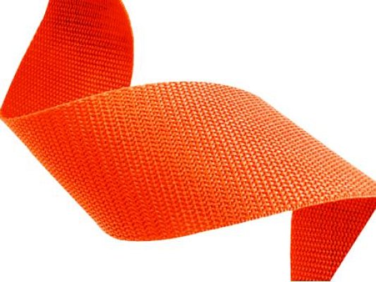 Popruh polypropylenový 20mm oranžový, galanterie, metráž