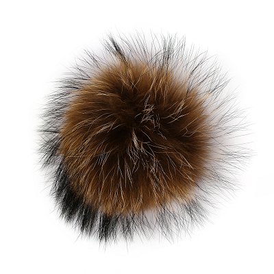 Bambule, bambulka z pravé mývalí kožešiny přírodní 12-13 cm