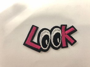 Nažehlovačka, nášivka, aplikace LOOK
