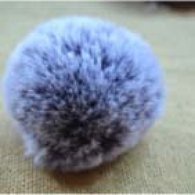Pompom, kožušinový pompom fialový melír 8 cm