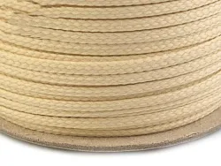 Provaz polyesterový,šňůra 2mm, béžová, galanterie, metráž
