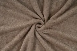 Coral flanel fleece hnědošedá, látka, metráž