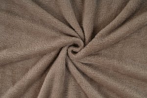 Coral flanel fleece hnědošedá, látka, metráž