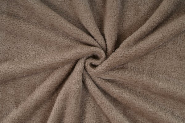 Coral flanel fleece hnědošedá, látka, metráž