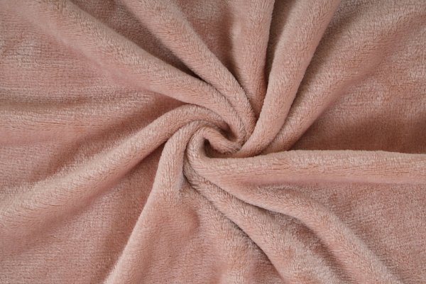 Coral flanel fleece starorůžová, látka, metráž