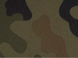 Textilie batohovina, cordura s PVC zátěrem khaki maskáč, látka, metráž