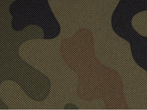 Textilie batohovina, cordura s PVC zátěrem khaki maskáč, látka, metráž