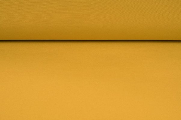Softshell hořčičná žlutá , metráž, látka funkční materiál