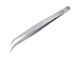 Pinzeta krejčovská 15cm, zahnutá špička 