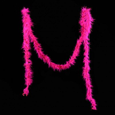 Boa, labutěnka marabu peří, fuchsiová - délka 2 m, šířka 3 cm