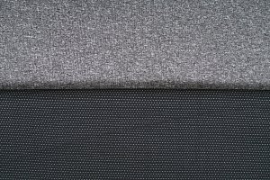Softshell letní šedý melír, metráž, látka funkční materiál