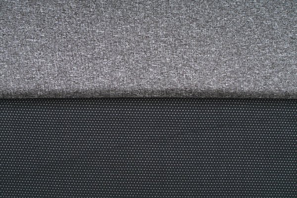 Softshell letní šedý melír, metráž, látka funkční materiál