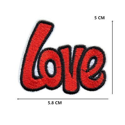 Nažehľovanie, aplikácia, aplikácia Love