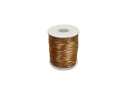 Guma, okrúhly klobúk pružina bronz 1,5 mm, galantéria, metráž