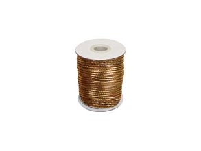 Guma, okrúhly klobúk pružina bronz 1,5 mm, galantéria, metráž