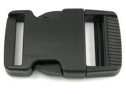 Plastový trojzubec rovný 20 mm černý