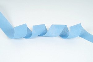 Šikmý proužek bavlněný šíře 40 mm modrý - VÝPRODEJ, SLEVA 70%