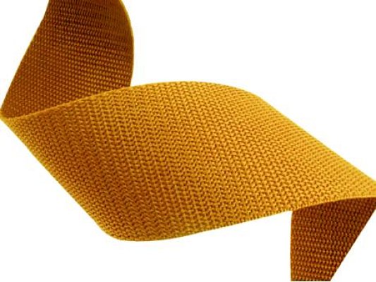 Polypropylénový popruh 20 mm okrová farba, galantéria, metla