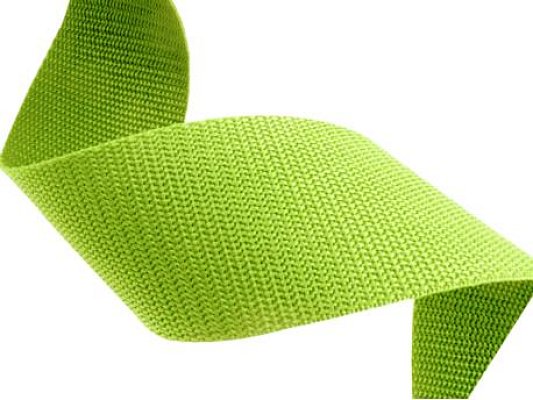Popruh polypropylenový 30mm světle zelená, galanterie, metráž