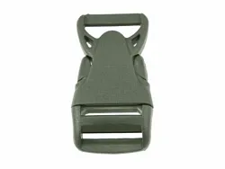 Plastový trojzubec rovný 25 mm khaki
