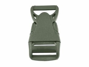 Plastový trojzubec rovný 25 mm khaki