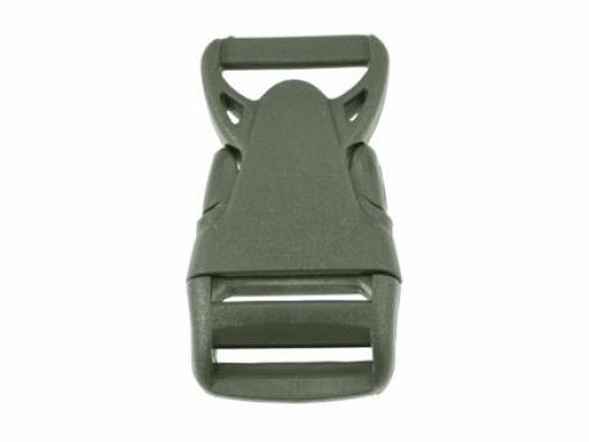 Plastový trojzubec rovný 25 mm khaki