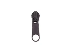 Jezdec bez aretace pro zip spirálový, nekonečný zip 5mm, khaki