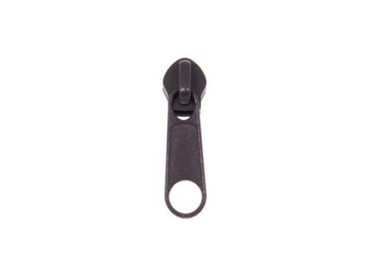 Jezdec bez aretace pro zip spirálový, nekonečný zip 5mm, khaki