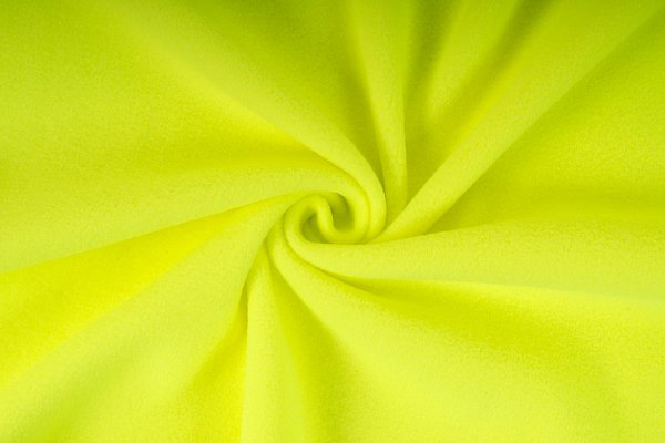 Fleece, micropolar 240g neonová žlutá, látky, metráž