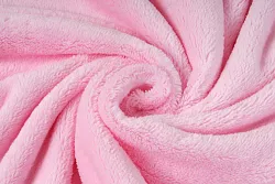Coral cosy fleece růžová, látka, metráž 