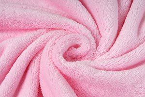 Coral cosy fleece růžová, látka, metráž 