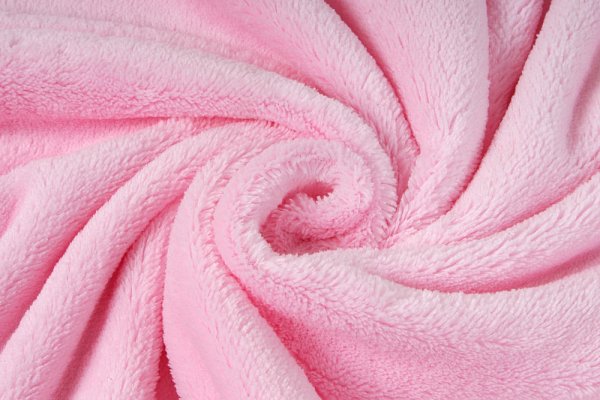 Coral cosy fleece růžová, látka, metráž 