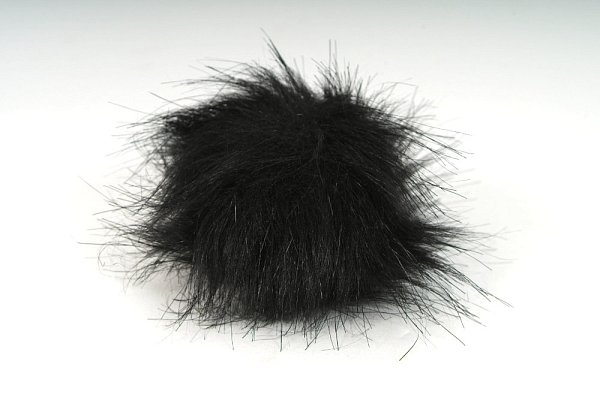 Bambuľka - čierna - 8-10 cm