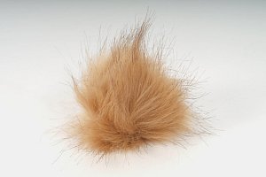 Bambuľka - prírodná béžová - 8-10 cm