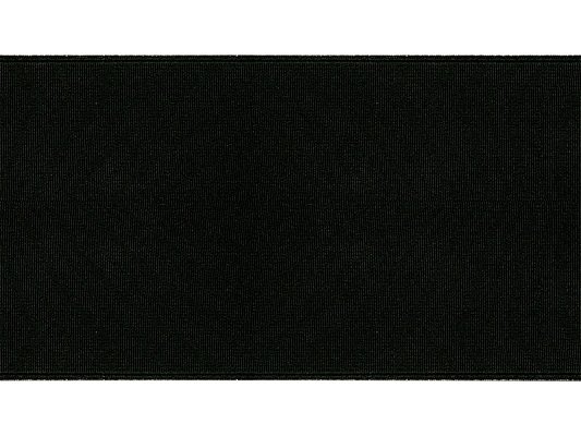 Guma, pruženka pevná, oděvní černá 100 mm, metráž