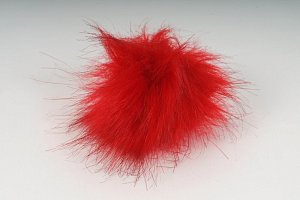 Bambuľka - červená - 8-10 cm