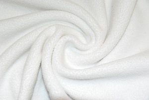 Fleece, micropolar 240g bílá, látky, metráž 