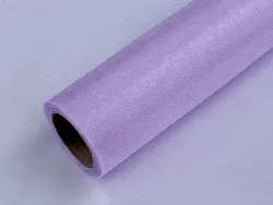 Organza střední lesk, šíře 36 cm, barva světle fialová, metráž - SLEVA 15%
